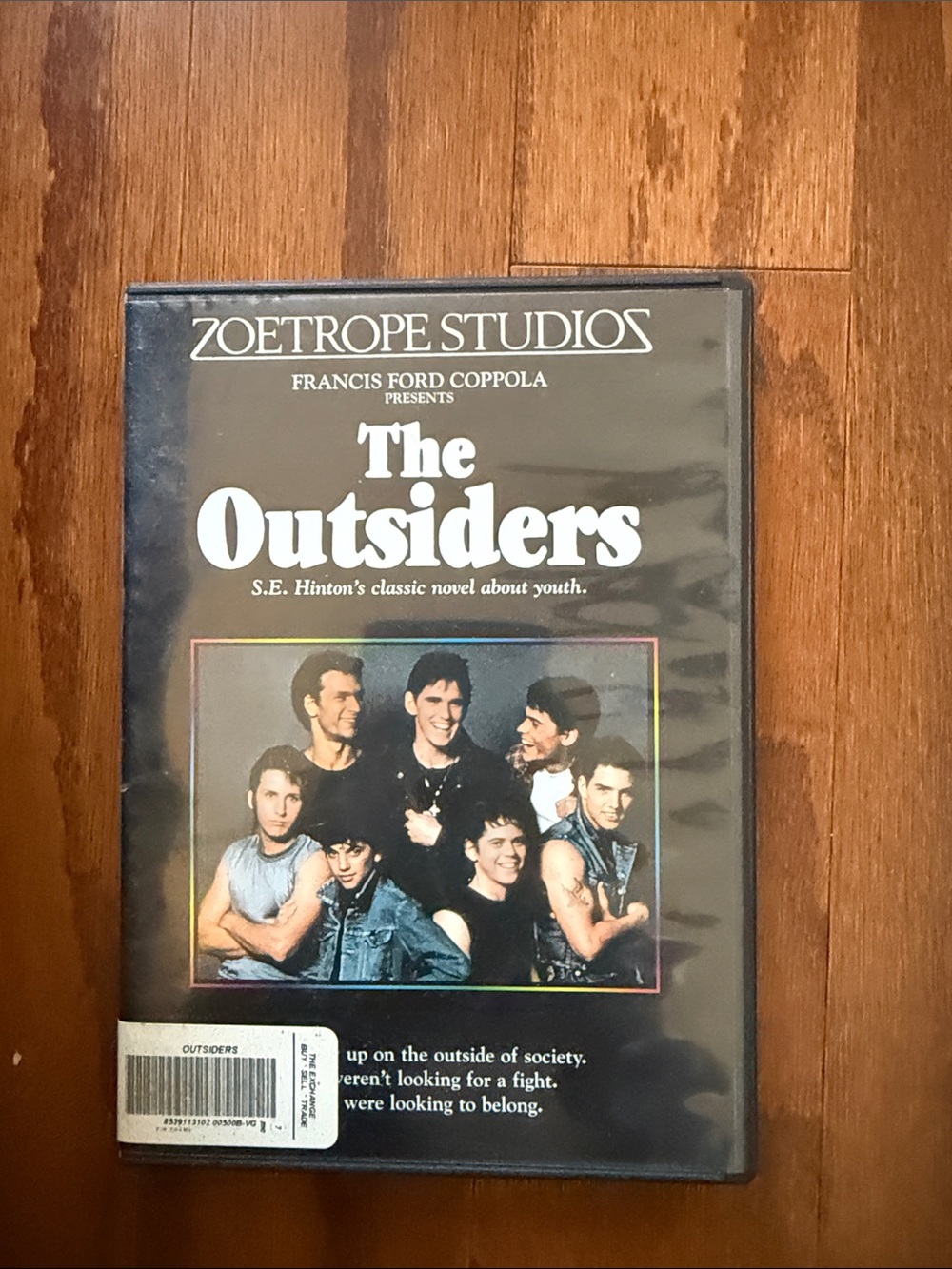 The Outsiders DVD 1983 Film Francis Ford Coppola Matt Dillon Tom Cruise